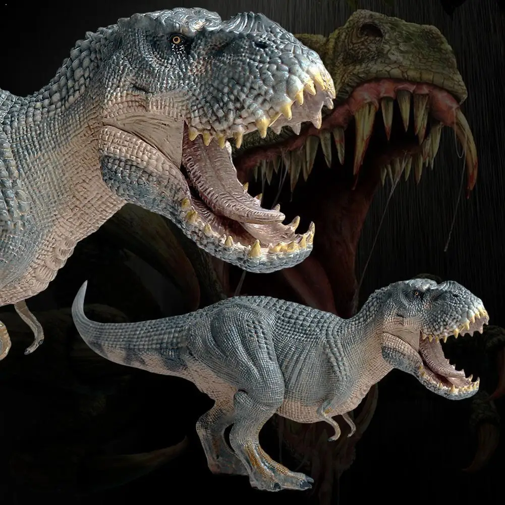 Тираннозавр Рекс динозавр модель синего цвета тираннозавр подарки имитационная