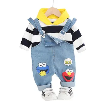 NEW Spring Baby Boys Tracksuit Kids Long Sleeve Top T-SHIRT bib Pants overalls 2pcs/set Children Clothing Infant Sport Suit Sets
NEW Spring Baby Boys Tracksuit Kids Long Sleeve Top T-SHIRT bib Pants overalls 2pcs/set Children Clothing Infant Sport Suit Sets