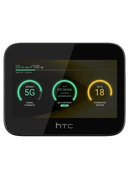 HTC 5G Hub NR Band n78 4G FDD:Bands 1, 2, 3, 4, 5, 7, 8, 12, 20, 28, 66 TDD:Bands 38, 41 mobile Mifi Cat20 Hub 
HTC 5G Hub NR Band n78 4G FDD:Bands 1, 2, 3, 4, 5, 7, 8, 12, 20, 28, 66 TDD:Bands 38, 41 mobile Mifi Cat20 Hub