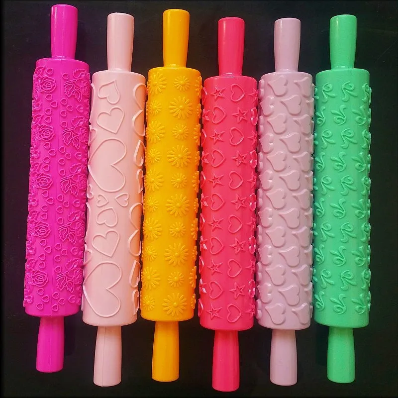 DIY Lace Rolling Pin Plastic Non-Stick Fondant Cake Embossing Roller Sugar Craft Decorating Kitchen Cooking Tool 
DIY Lace Rolling Pin Plastic Non-Stick Fondant Cake Embossing Roller Sugar Craft Decorating Kitchen Cooking Tool