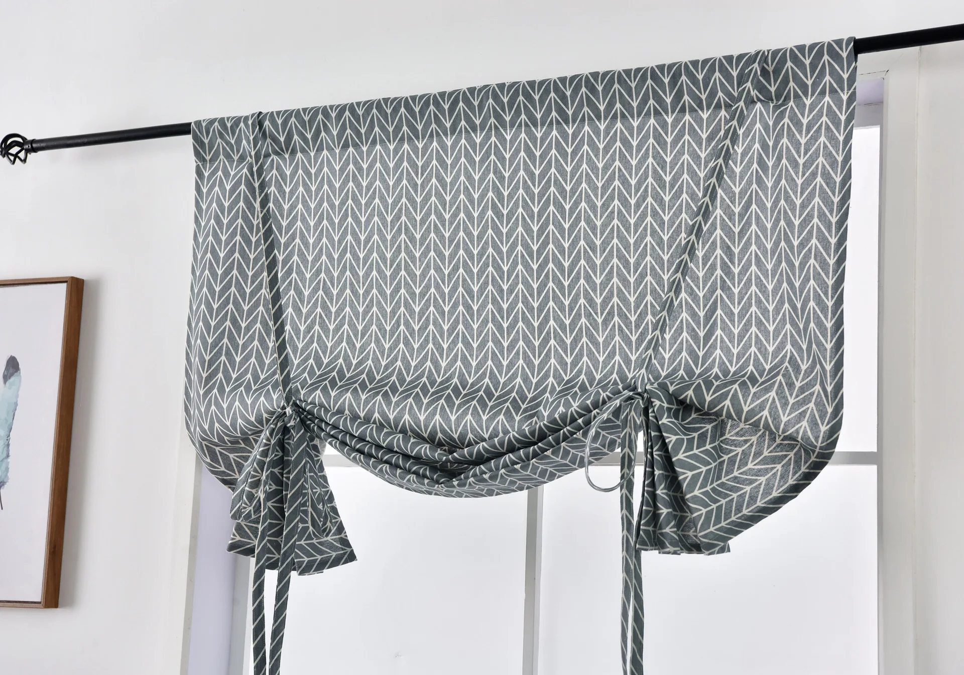Modern High-quaility Grey Geometric Printing Finished Curtain Tape Blinds Blackout Roman Blinds Curtains Bedroom Living Room
Modern High-quaility Grey Geometric Printing Finished Curtain Tape Blinds Blackout Roman Blinds Curtains Bedroom Living Room