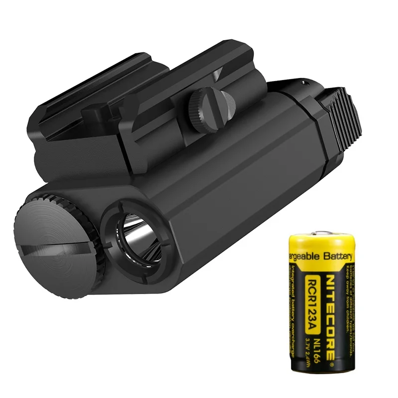 

NITECORE NPL20 Gun Flashlight Rechargeable Tactical Flashlight CREE XP-G3 S3 LED 460 Lumen Led Flashlight for Shooting Sports