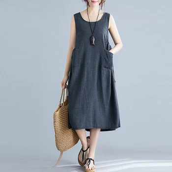 2019 hot Summer plus size Loose O-Neck women's dress for Pregnant women female Women's clothing Sleeveless breathable Dresses
2019 hot Summer plus size Loose O-Neck women's dress for Pregnant women female Women's clothing Sleeveless breathable Dresses