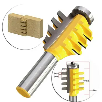 Durable Rail Reversible Finger Joint Glue Router Bit Cone Tenon Woodwork Cutter Power Tools Wood Router Cutter
Durable Rail Reversible Finger Joint Glue Router Bit Cone Tenon Woodwork Cutter Power Tools Wood Router Cutter