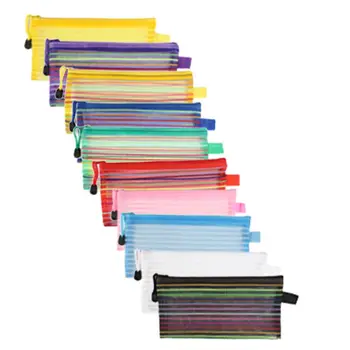 Waterproof Plastic Grid Zipper Paper File Folder Mesh Document Bag Storage Pouc N0HC
Waterproof Plastic Grid Zipper Paper File Folder Mesh Document Bag Storage Pouc N0HC
