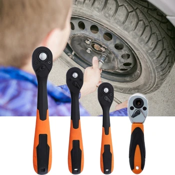 1/2\" 1/4\" 3/8\" Chrome Vanadium Steel Mini Ratchet Wrench Bidirectional Control 11UA 
1/2\" 1/4\" 3/8\" Chrome Vanadium Steel Mini Ratchet Wrench Bidirectional Control 11UA