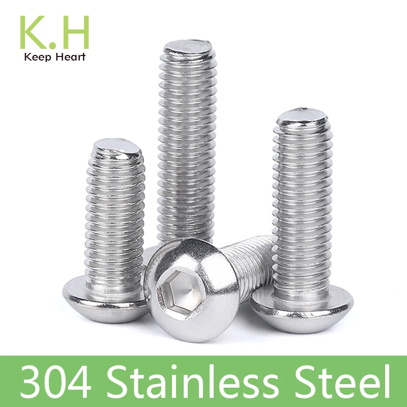10/50pcs M2 M2.5 M3 M4 M5 M6 304 A2-70 Stainless Steel Hexagon Hex Socket Head Button Allen Bolts The Screws for Wood
10/50pcs M2 M2.5 M3 M4 M5 M6 304 A2-70 Stainless Steel Hexagon Hex Socket Head Button Allen Bolts The Screws for Wood
