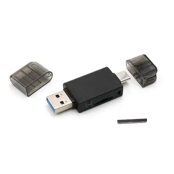 2-in-1 Card Reader Type C Zinc Alloy Memory Card Reader For Huawei Type C OTG Cardreader SD Memory Card Reader For SD TF USB #Y2
2-in-1 Card Reader Type C Zinc Alloy Memory Card Reader For Huawei Type C OTG Cardreader SD Memory Card Reader For SD TF USB #Y2