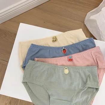 Underwear cute girl multicolor wave dot cotton panties fungus ears comfortable breathable briefs cartoon low waist underpants
Underwear cute girl multicolor wave dot cotton panties fungus ears comfortable breathable briefs cartoon low waist underpants