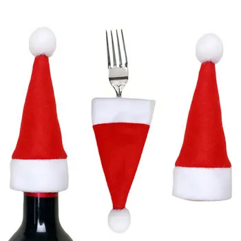 5/10Pcs Christmas Hat Pocket Fork Knife Cutlery Holder Santa Hat Christmas New Year Pocket Tableware Cover 13*7cm
5/10Pcs Christmas Hat Pocket Fork Knife Cutlery Holder Santa Hat Christmas New Year Pocket Tableware Cover 13*7cm