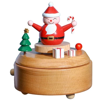 Wooden Christmas Tree Whape MusicBox Grinding Process Handmade Cartoon Music Box Christmas Birthday Gift Customizable Logo
Wooden Christmas Tree Whape MusicBox Grinding Process Handmade Cartoon Music Box Christmas Birthday Gift Customizable Logo