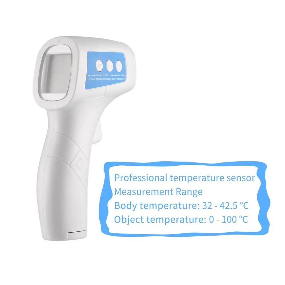 Infrared Forehead Body Thermometer Baby Adult Digital Thermometer Gun Non-contact Body Temperature Measurement for Home
Infrared Forehead Body Thermometer Baby Adult Digital Thermometer Gun Non-contact Body Temperature Measurement for Home