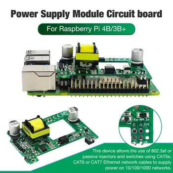 Raspberry Pi 4B POE Module Power Over Ethernet IEEE 802.3af Standard Switches POE Hat For Raspberry Pi 4 Model B/3B+
Raspberry Pi 4B POE Module Power Over Ethernet IEEE 802.3af Standard Switches POE Hat For Raspberry Pi 4 Model B/3B+