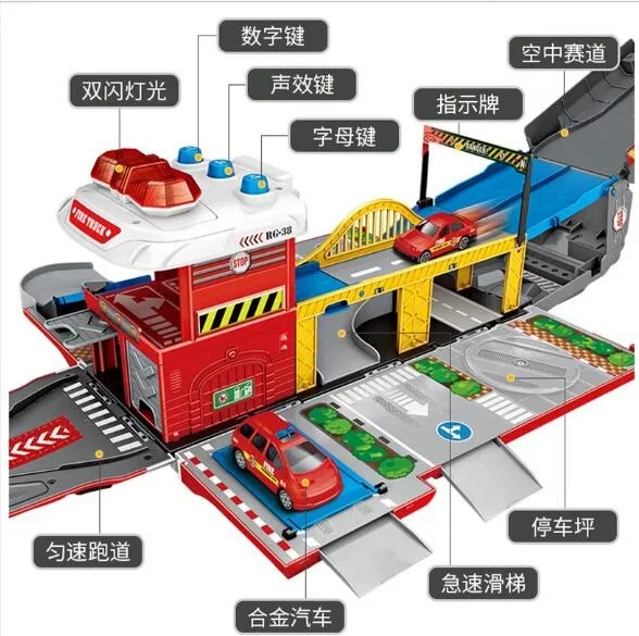 Wei Feng Science Transformation Storage Camera Track Race Car Set Firefighting Police Camera Track Toy Boy Children'S Educationa
Wei Feng Science Transformation Storage Camera Track Race Car Set Firefighting Police Camera Track Toy Boy Children'S Educationa
