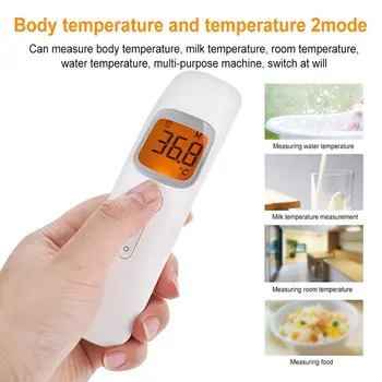 Non-contact Temperature Measurement Device Multi-functional Digital Thermometers Infrared Forehead Termometer Tool
Non-contact Temperature Measurement Device Multi-functional Digital Thermometers Infrared Forehead Termometer Tool