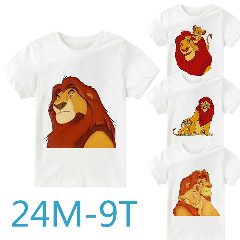 Disney Children Clothes 2021 New Unisex T-shirt Baby Boy Girl Novelty Summer Casual Cute Cartoon Print Simba Mickey Top Fashion
Disney Children Clothes 2021 New Unisex T-shirt Baby Boy Girl Novelty Summer Casual Cute Cartoon Print Simba Mickey Top Fashion