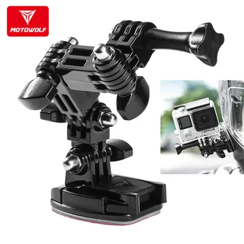 MOTOWOLF 360 Rotation Action Camera Mount Holder for YI Xiaomi for Gopro Hero Motorcycle Helmet Front/Side/Top
MOTOWOLF 360 Rotation Action Camera Mount Holder for YI Xiaomi for Gopro Hero Motorcycle Helmet Front/Side/Top