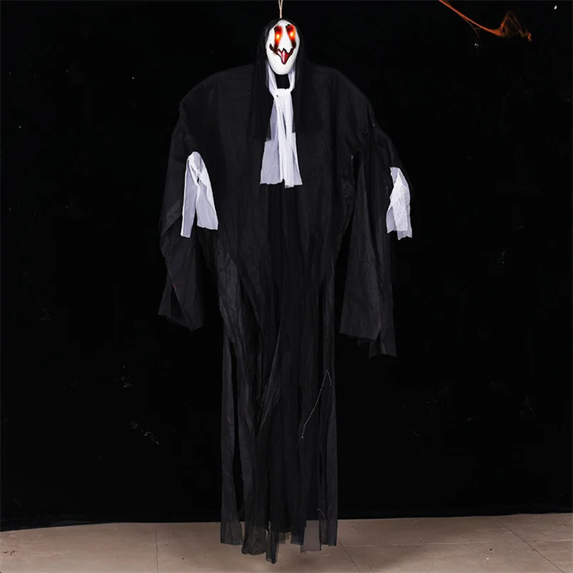 Creepy Halloween Decoration 2m Big White Face Hanging Halloween Ghosts Animated Skeleton Halloween Scary Props Haunted House
Creepy Halloween Decoration 2m Big White Face Hanging Halloween Ghosts Animated Skeleton Halloween Scary Props Haunted House