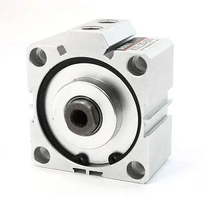 SDA63x10 12mm Port Dia. Single Rod Dual Action Air Cylinder Silver Tone 
SDA63x10 12mm Port Dia. Single Rod Dual Action Air Cylinder Silver Tone