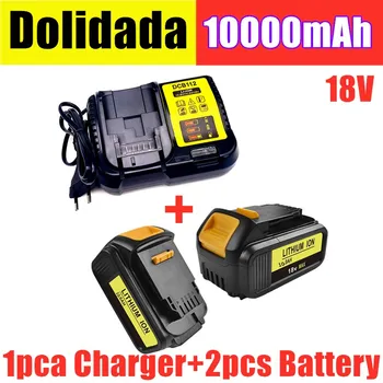 18V10.0Ah MAX XR Battery power tool Replacement for DeWalt DCB184 DCB181 DCB182 DCB200 20V 5A 18Volt 18 v Battery+ 3A Charger
18V10.0Ah MAX XR Battery power tool Replacement for DeWalt DCB184 DCB181 DCB182 DCB200 20V 5A 18Volt 18 v Battery+ 3A Charger
