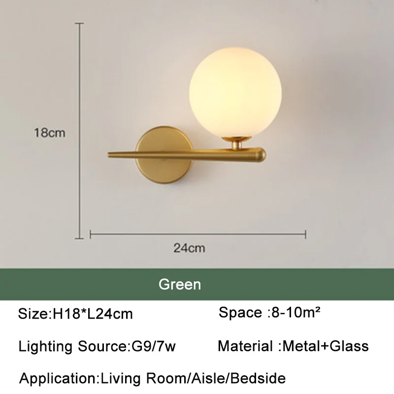 Glass Ball Wall Light Glass Ball Wall Light