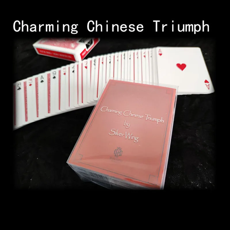 Charming Chinese Triumph by SILVER WING (Gimmick and Online Instruction) Card Magic Tricks Close up Magic Illusions Funny Props
Charming Chinese Triumph by SILVER WING (Gimmick and Online Instruction) Card Magic Tricks Close up Magic Illusions Funny Props