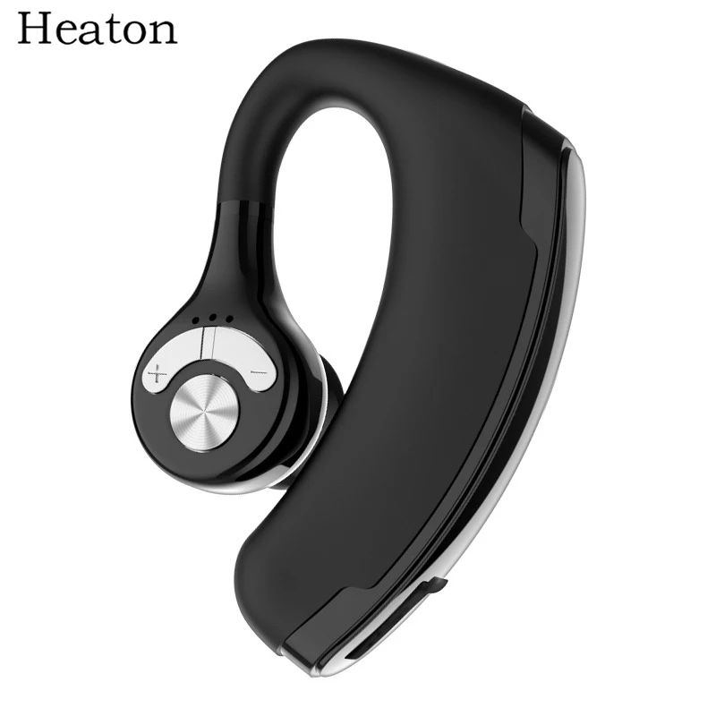

Heaton Wireless Bluetooth Headset New Office Handsfree Earhook Bluetooth Earphone Headphone with Mic Muti-control Earbud V 5.0
