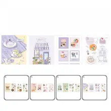 

Wear Resistant Accessory Notebook Album Washi Paper Sticker for Girl