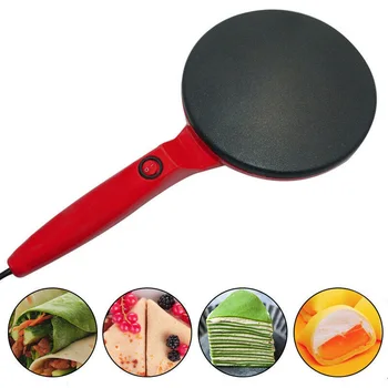 Electric Crepe Maker Baking Pizza Machine Portable Pancakes Pan Non-stick for Home Kitchen MYDING
Electric Crepe Maker Baking Pizza Machine Portable Pancakes Pan Non-stick for Home Kitchen MYDING