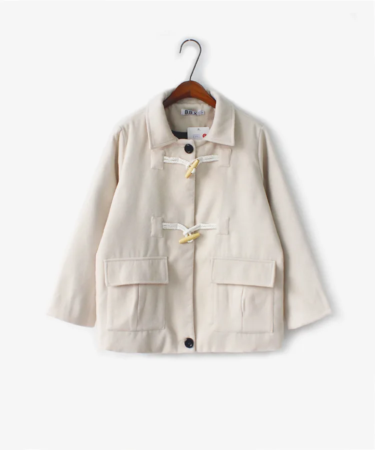 Autumn And Winter New Style Ulzzang Retro College Style Fold-down Collar Toggle plus Cotton Short Workwear Woolen Jacket Women's
Autumn And Winter New Style Ulzzang Retro College Style Fold-down Collar Toggle plus Cotton Short Workwear Woolen Jacket Women's