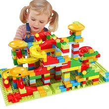 Marble Race Run Block Big Size Building Blocks Plastic Funnel Slide DIY Assembly Bricks Educational Toys for Kids Boys Girls
Marble Race Run Block Big Size Building Blocks Plastic Funnel Slide DIY Assembly Bricks Educational Toys for Kids Boys Girls