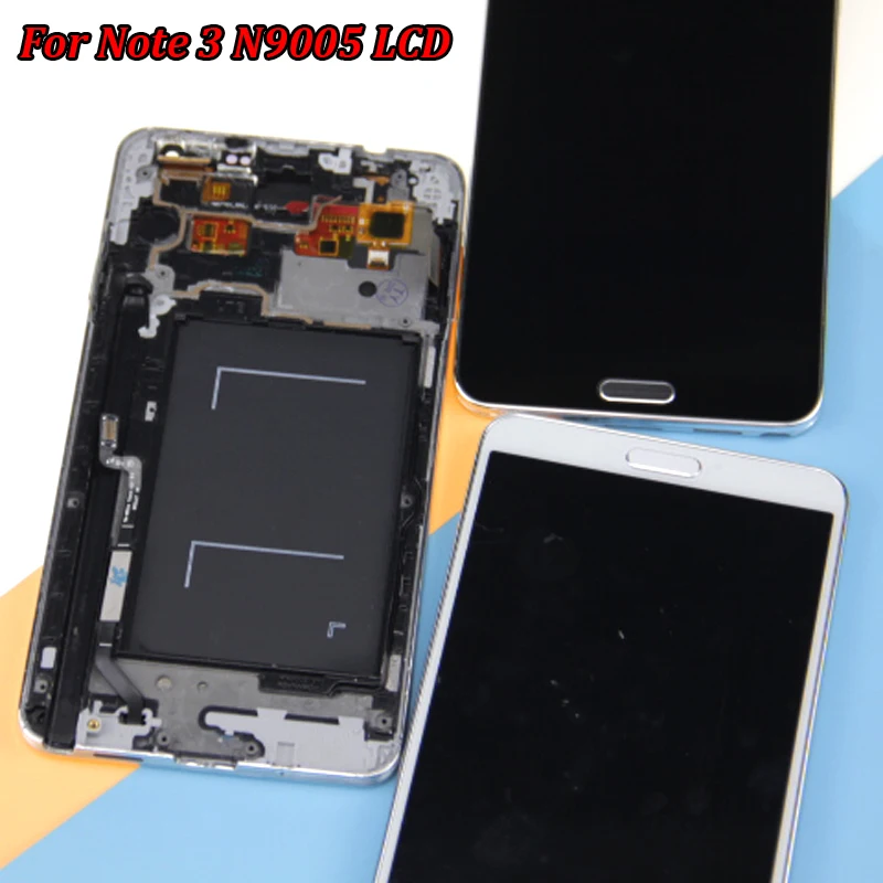 For Samsung Galaxy Note 3 N9005 Note3 LCD Display Frame Touch Screen Digitizer Assembly Control Brightness Regulate Replacement
For Samsung Galaxy Note 3 N9005 Note3 LCD Display Frame Touch Screen Digitizer Assembly Control Brightness Regulate Replacement