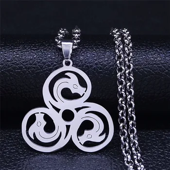 2020 Stainless Steel Statement Necklace Men Silver Color Vortex Dragon Long Chain Necklace Jewelry collares largos NXS05
2020 Stainless Steel Statement Necklace Men Silver Color Vortex Dragon Long Chain Necklace Jewelry collares largos NXS05