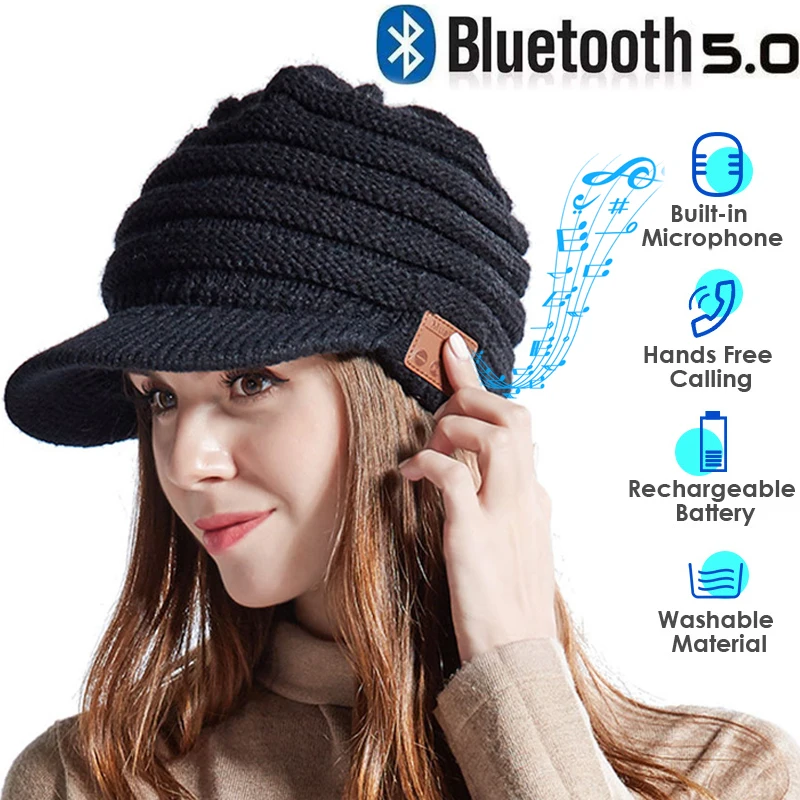 Wireless Bluetooth 5.0 Headphone Music Hat Removable Washable Earphone Warm Cap Stereo Headset for Running Walking gifts With Mi
Wireless Bluetooth 5.0 Headphone Music Hat Removable Washable Earphone Warm Cap Stereo Headset for Running Walking gifts With Mi
