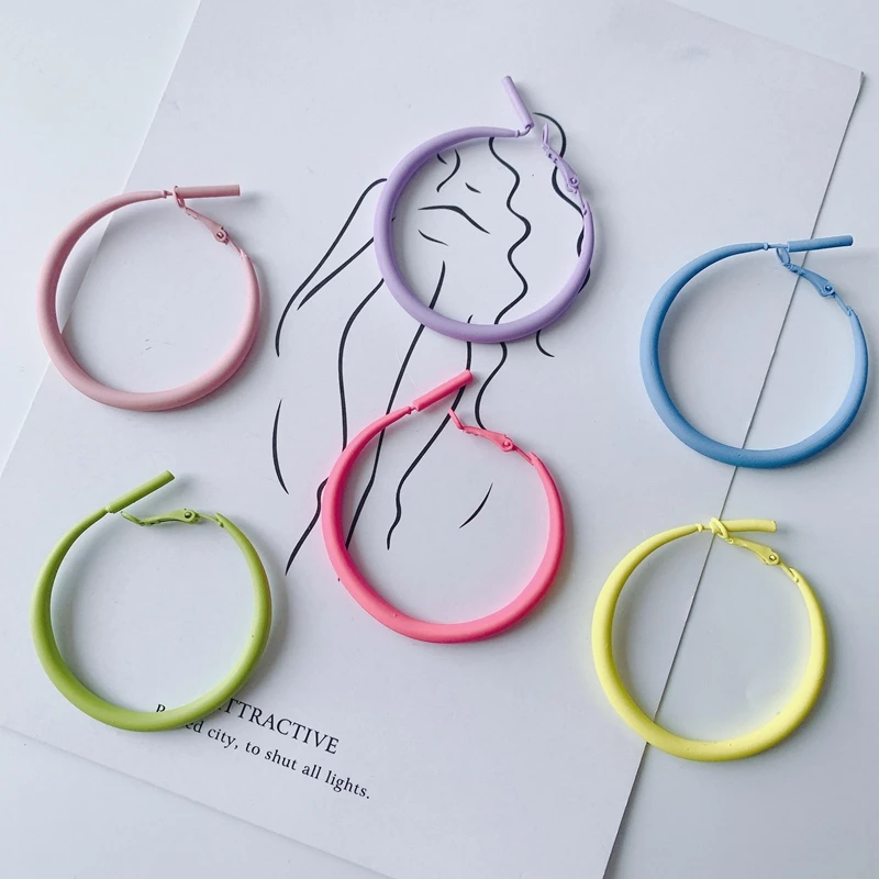 DIY jewelry accessories color single wire ring earrings jewelry accessories materials
DIY jewelry accessories color single wire ring earrings jewelry accessories materials