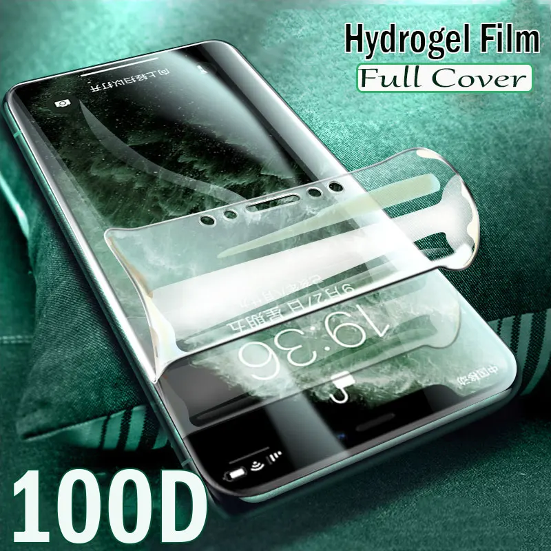 100D Screen Protector Hydrogel Film For IPhone 11 Pro XS Max XR X Screen Protector For IPhone 8 7 6 6s Plus Full Protective Film
100D Screen Protector Hydrogel Film For IPhone 11 Pro XS Max XR X Screen Protector For IPhone 8 7 6 6s Plus Full Protective Film