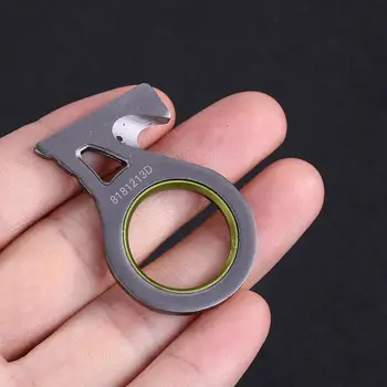 Multi-functional Single Finger Sharp Twine Knife Cutter Cutting Rope Knife Car Gadget Key Buckle Emergency Rescue Camping Tools
Multi-functional Single Finger Sharp Twine Knife Cutter Cutting Rope Knife Car Gadget Key Buckle Emergency Rescue Camping Tools