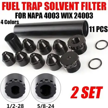 For Napa-4003-WIX-24003 Car Fuel Filter For Napa 4003/ WIX 24003 1/2"-28/5/8"-24 Threads Black Aluminum
For Napa-4003-WIX-24003 Car Fuel Filter For Napa 4003/ WIX 24003 1/2"-28/5/8"-24 Threads Black Aluminum