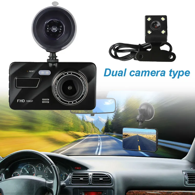 G-sensor Car Camera Dual Dash Cam Front and Rear Night Vision 140 170 Wide Angle Auto Driving Recorder Dashcam
G-sensor Car Camera Dual Dash Cam Front and Rear Night Vision 140 170 Wide Angle Auto Driving Recorder Dashcam