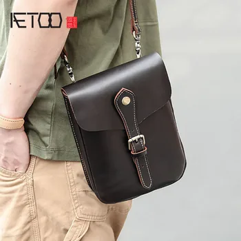 AETOO Leather men's one-shoulder slanted bag, vintage handmade bag, men's leather casual bag
AETOO Leather men's one-shoulder slanted bag, vintage handmade bag, men's leather casual bag