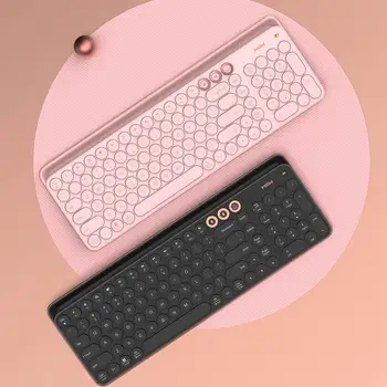 2.4 GHz Wireless bluetooth Dual Mode Keyboard 102 Keys Multi Compatible Portable Keyboard For PC Laptop Office
2.4 GHz Wireless bluetooth Dual Mode Keyboard 102 Keys Multi Compatible Portable Keyboard For PC Laptop Office