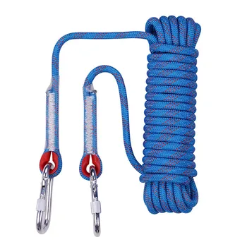 10m 20m 30m Outdoor Rock Climbing Rope Equipment Carabiner 10mm Diameter Emergency Paracord Rescue Safety Rope Hiking Accessory
10m 20m 30m Outdoor Rock Climbing Rope Equipment Carabiner 10mm Diameter Emergency Paracord Rescue Safety Rope Hiking Accessory