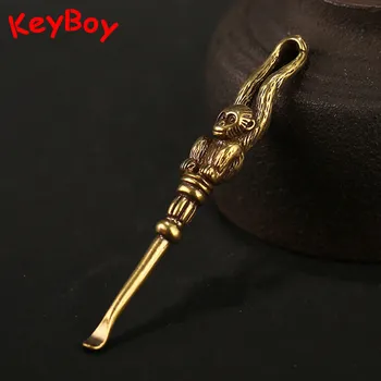 9 Styles Brass Ear Spoon Keychains Pendants Monkey Dragon Buddha Shape Multifunction Ear Pick to Clear Cerumen Vintage Key Rings 
9 Styles Brass Ear Spoon Keychains Pendants Monkey Dragon Buddha Shape Multifunction Ear Pick to Clear Cerumen Vintage Key Rings