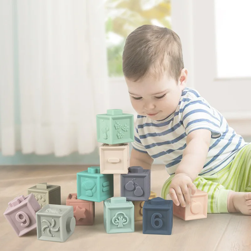 Baby Grasp Toy Large Soft Rubber Vinyl Embossed Building Blocks 3D Touch Hand Balls Baby Massage Rubber Teethers Squeeze Toys
Baby Grasp Toy Large Soft Rubber Vinyl Embossed Building Blocks 3D Touch Hand Balls Baby Massage Rubber Teethers Squeeze Toys