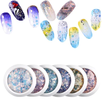 10g Nail Sequins Nail Flakes Sequins Aluminum Irregular Flakes Nail Colorful Flakes Manicure Nail Art Decoration
10g Nail Sequins Nail Flakes Sequins Aluminum Irregular Flakes Nail Colorful Flakes Manicure Nail Art Decoration