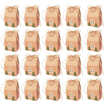 1 Set of Christmas House Shape Candy Box Kraft Paper Packing Box Gift Container
1 Set of Christmas House Shape Candy Box Kraft Paper Packing Box Gift Container