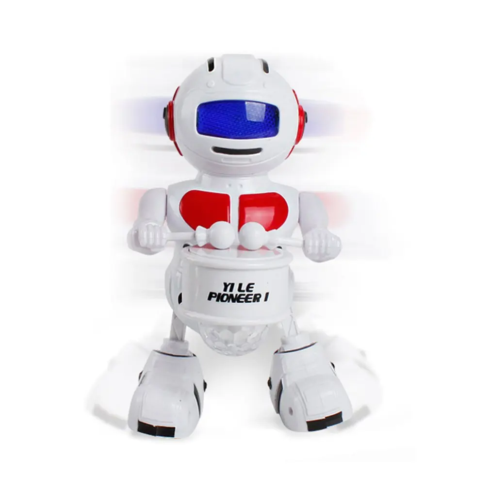 Electric Robot Toy Space Dancing 360 Degree Rotating Light Music Electric Drum Robot Funny Music Robot
Electric Robot Toy Space Dancing 360 Degree Rotating Light Music Electric Drum Robot Funny Music Robot