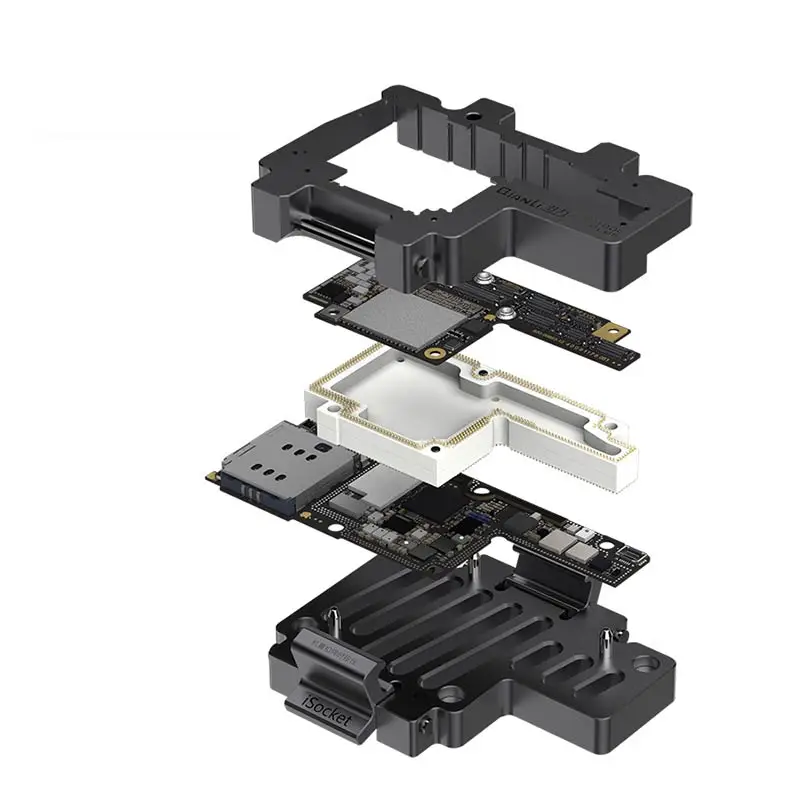 2019 Newest iPhone X Motherboard iSocket Test Fixture Logic Board Diagnostic Test Repairing Tools Without Soldering
2019 Newest iPhone X Motherboard iSocket Test Fixture Logic Board Diagnostic Test Repairing Tools Without Soldering