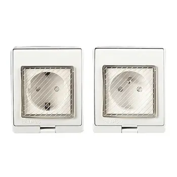 1pc Universal IP55 Waterproof Wall Socket Anti-UV Surface Mount Germany France Power Outlet for Outdoor Kitchen Bathroom
1pc Universal IP55 Waterproof Wall Socket Anti-UV Surface Mount Germany France Power Outlet for Outdoor Kitchen Bathroom