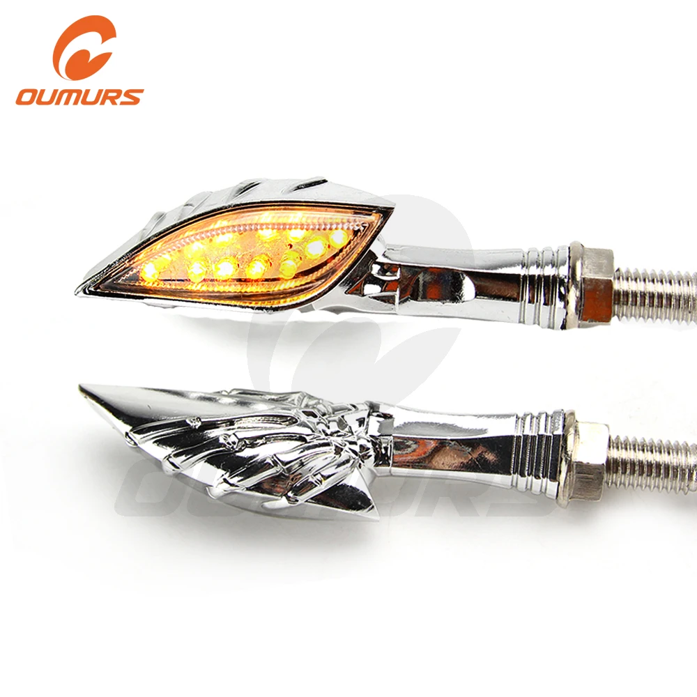 OUMURS 1 Pair Motorcycle LED Turn Signal Light Indicator Amber Skull Hand Shape Chrome Lights Moto Blinker Lamp For Honda Yamaha
OUMURS 1 Pair Motorcycle LED Turn Signal Light Indicator Amber Skull Hand Shape Chrome Lights Moto Blinker Lamp For Honda Yamaha
